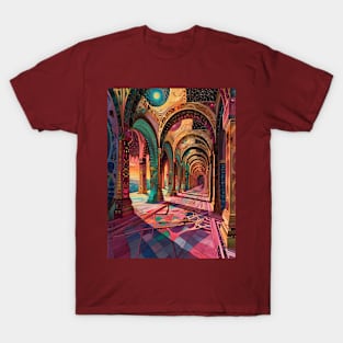 Psychedelic Cosmic Hallway T-Shirt